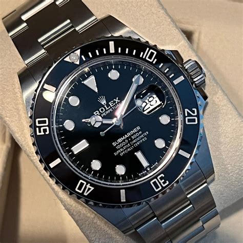 rolex black submariner 2023|2021 Rolex Submariner for sale.